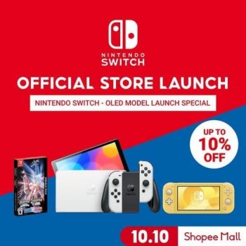 Nintendo-Official-Store-Launch-Promotion-on-Shopee-350x350 8-10 Oct 2021: Nintendo Official Store Launch Promotion on Shopee