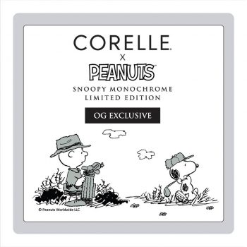OG-Exclusive-Promotion-350x350 1 Oct 2021 Onward: OG Corelle and Peanuts Snoopy Monochrome Collection Exclusive Promotion