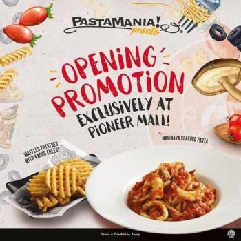 PastaMania-Exclusive-Opening-Promotion-350x350 4-15 Oct 2021: PastaMania Exclusive Opening Promotion at Pioneer Mall