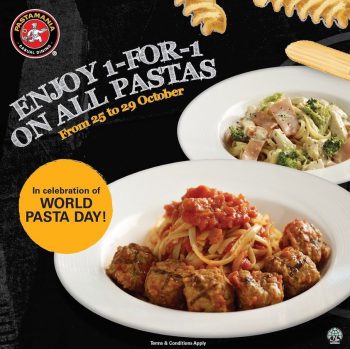 PastaMania-World-Pasta-Day-Promotion-350x349 25-29 Oct 2021: PastaMania World Pasta Day Promotion