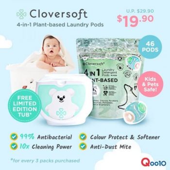 Qoo10-4-In-1-Plant-based-Laundry-Pods-Promotion-350x350 14 Oct 2021 Onward: Qoo10 4 In 1 Plant-based Laundry Pods Promotion