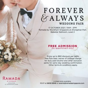 Ramada-by-Wyndham-Singapore-at-Zhongshan-Park-Wedding-Fair--350x350 17 Oct 2021: Ramada by Wyndham Singapore at Zhongshan Park  Wedding Fair