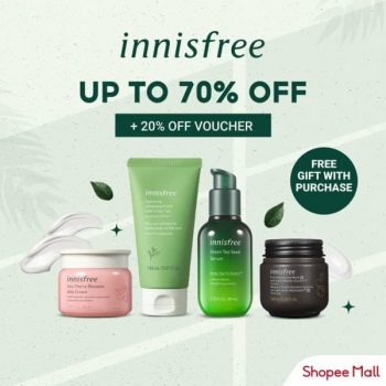 Shopee-Free-Gift-With-Purchase-Promotion-350x350 19-20 Oct 2021: Innisfree Free Gift With Purchase Promotion on Shopee