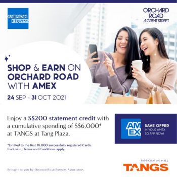 TANGS-Tang-Plaza-American-Express-Promotion-350x350 24-31 Oct 2021: TANGS at Tang Plaza American Express Promotion