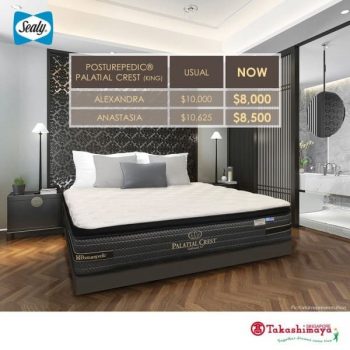 Takashimaya-Complimentary-Bedding-Accessories-Promotion-350x350 4-13 Oct 2021: Takashimaya Sealy Complimentary Bedding Accessories Promotion