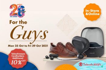 Takashimaya-For-The-Guys-Sale--350x233 25-29 Oct 2021: Takashimaya For The Guys Sale