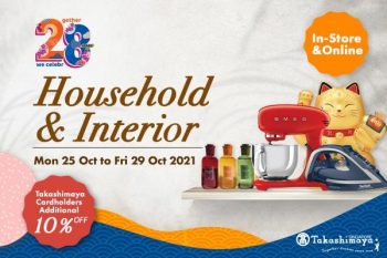 Takashimaya-Household-Interior-Promotion-350x233 25-29 Oct 2021: Takashimaya Household & Interior Promotion