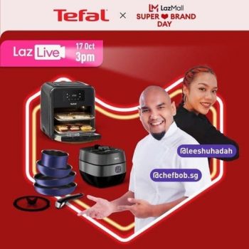 Tefal-Super-Brand-Day-Promotion-350x350 17 Oct 2021: Tefal Super Brand Day Promotion on Lazada