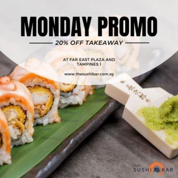 The-Sushi-Bar-Monday-Promotion-350x350 4-25 Oct 2021: The Sushi Bar Monday Promotion