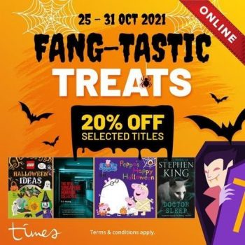 Times-bookstores-Fang-Tastic-Treat-Promotion-350x350 25-31 Oct 2021: Times bookstores Fang-Tastic Treat Promotion