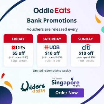 Udders-Ice-Cream-OddleEats-Bank-Promotion--350x350 23 Oct 2021 Onward: Udders Ice Cream OddleEats Bank Promotion