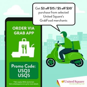 United-Square-Shopping-Culinary-Delights-Promotion-Mall--350x350 4 Oct 2021 Onward: United Square Shopping Mall Culinary Delights Promotion via Grab