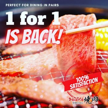 Yakiniku-Restaurant-1-FOR-1-set-Meals-Promo-350x350 Now till 31 Oct 2021: Yakiniku Restaurant 1-FOR-1 set Meals Promo