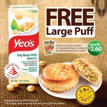 Yeos-Free-Large-Puff-Promotion-350x350 12-14 Oct 2021: Yeo's Free Large Puff Promotion