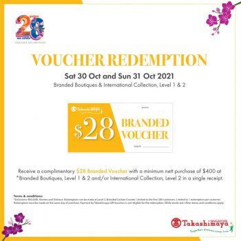 akashimaya-Branded-Voucher-Promotion-350x350 30-31 Oct 2021: Takashimaya Branded Voucher  Promotion