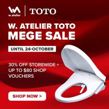 w.atelier-and-TOTO-Mega-Sale-on-Lazada-350x350 11-24 Oct 2021: w.atelier and TOTO Mega Sale on Lazada