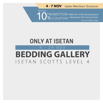 4-7-Nov-2021-The-Bedding-Gallery-Exclusive-Promotion-at-Isetan--350x350 4-7 Nov 2021: The Bedding Gallery Exclusive Promotion at Isetan