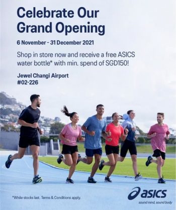 ASICS-Grand-Opening-Promotion-350x418 6 Nov-31 Dec 2021: ASICS Grand Opening Promotion at Jewel Changi Airport