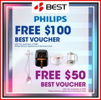 BEST-Denki-Philips-FREE-100-Voucher-Promotion-350x349 20-25 Nov 2021: BEST Denki Philips FREE $100 Voucher Promotion