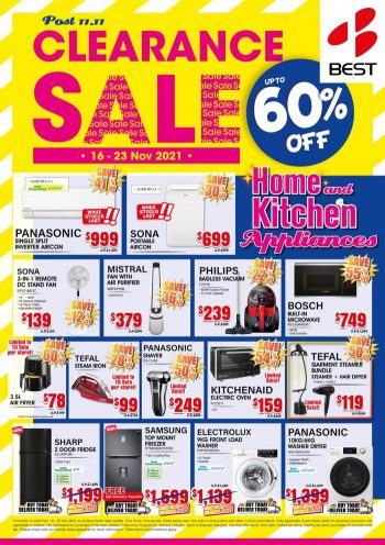 BEST-Denki-Post-11.11-Clearance-Sale1-350x496 16-23 Nov 2021: BEST Denki Post 11.11 Clearance Sale