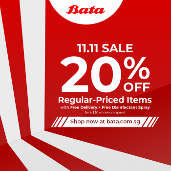 Bata-11.11-Sale-350x350 8 Nov 2021 Onward: Bata 11.11 Sale