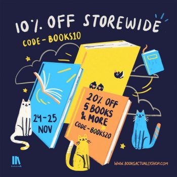 Booksactually-Storewide-Sale-350x350 24-25 Nov 2021: Booksactually Storewide Sale