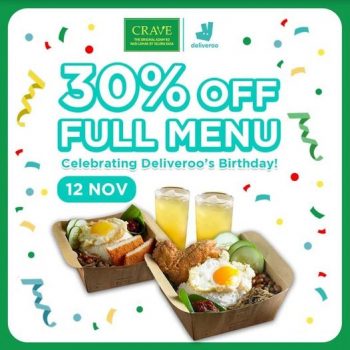 CRAVE-30-off-Promo-with-Deliveroo-350x350 12 Nov 2021: CRAVE 30% off Promo with Deliveroo