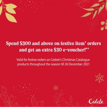 Cedele-Rewards-Member-Christmas-Promotion1-350x349 19-26 Nov 2021: Cedele Rewards Member Christmas Promotion