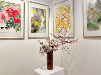 Chinese-paintings-ikebana-floral-arrangements-at-Charity-Art-Exhibition-10-350x263 Now till 21 Nov 2021: Chinese paintings & ikebana floral arrangements at Charity Art Exhibition