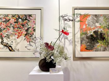 Chinese-paintings-ikebana-floral-arrangements-at-Charity-Art-Exhibition-12-350x263 Now till 21 Nov 2021: Chinese paintings & ikebana floral arrangements at Charity Art Exhibition