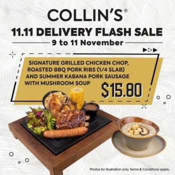 Collins-Grille-111.11Delivery-Flash-Sale-350x350 9-11 Nov 2021: Collin's Grille 11.11 Delivery Flash Sale