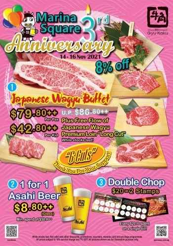 Gyu-Kaku-Japanese-BBQ-Restaurant-3rd-Anniversary-Promotion-350x496 14-16 Nov 2021: Gyu-Kaku Japanese BBQ Restaurant 3rd Anniversary Promotion at Marina Square