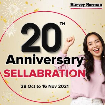 Harvey-Norman-20th-Anniversary-Sale-350x350 28 Oct-16 Nov 2021: Harvey Norman 20th Anniversary Sale