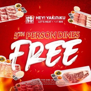 Hey-Yakiniku-5th-Person-Dines-Promotion-350x350 10-21 Nov 2021: Hey Yakiniku 5th Person Dines Promotion