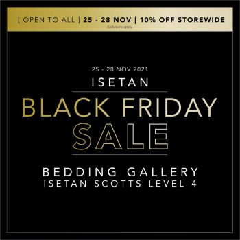 ISETAN-Bedding-Gallery-Black-Friday-Sale-350x350 25-28 Nov 2021: ISETAN Bedding Gallery Black Friday Sale