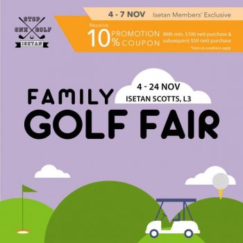 ISETAN-Scotts-Family-Golf-Fair-Promotion-350x350 4-24 Nov 2021: ISETAN Scotts Family Golf Fair Promotion