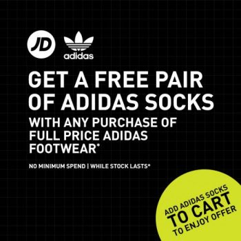 JD-Sports-FREE-Adidas-Socks-Promotion--350x350 8 Nov 2021 Onward: JD Sports FREE Adidas Socks Promotion