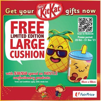 KitKat-Free-Limited-Edition-Large-Cushion-Promotion-350x350 28 Oct-31 Dec 2021: KitKat Free Limited Edition Large Cushion Promotion at FairPrice