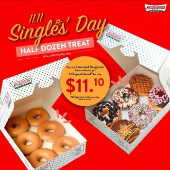 Krispy-Kreme-11.11-Single-Day-Deals-350x350 11 Oct 2021 Onward: Krispy Kreme 11.11 Single Day Deals