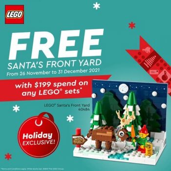 LEGO-Santas-Front-Yard-Promotion-350x350 29 Nov-31 Dec 2021: LEGO Santa's Front Yard Promotion