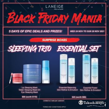Laneiges-Black-Friday-Mania-at-Takashimaya-2-350x350 24-28 Nov 2021: Laneige's Black Friday Mania at Takashimaya