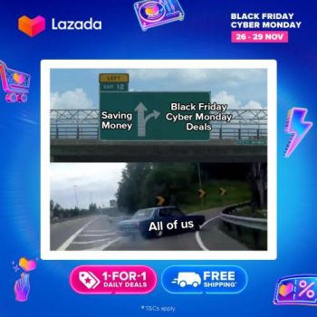Lazada-Black-Friday-Cyber-Monday-Sale-350x350 26-29 Nov 2021: Lazada Black Friday Cyber Monday Sale