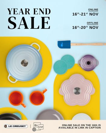 Le-Creuset-Year-End-Sale--350x438 16-21 Nov 2021: Le Creuset Year-End Sale