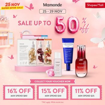 Mamonde-Super-Shiok-Sale-350x349 25-31 Nov 2021: Mamonde Super Shiok Sale