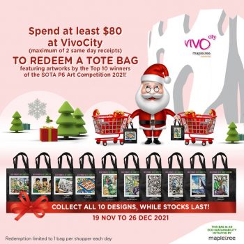 Mapletree-Arts-in-the-City-Tote-Bag-Promotion-350x350 19 Nov-26 Dec 2021: Mapletree Arts in the City Tote Bag Promotion at VivoCity
