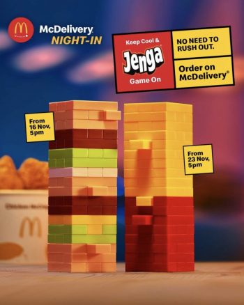 McDonalds-JENGA-Sets-Promo-350x438 16 Nov 2021 Onward: McDonald’s JENGA Sets Promo