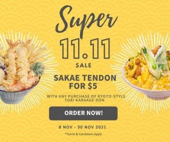 Sakae-Sushi-11.11-Sale-350x293 8-30 Nov 2021: Sakae Sushi 11.11 Sale
