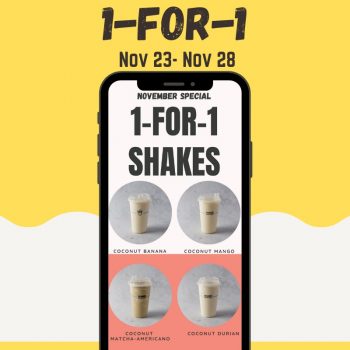 Shake-Some-Coco-1-for-1-Deal-at-Hillion-Mall-350x350 Now till 28 Nov 2021: Shake Some Coco 1 for 1 Deal at Hillion Mall