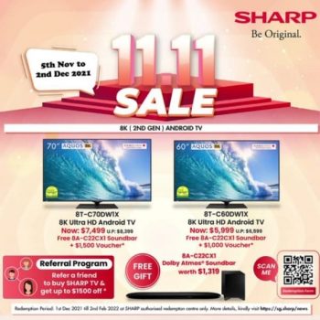 Sharp-11.11-Sale--350x350 5 Nov-2 Dec 2021: Sharp 11.11 Sale