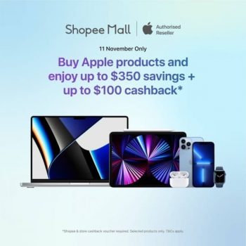 Shopee-Cashback-Promotion-350x350 11 Nov 2021: Apple Products 11.11 Shopee Special Promotion